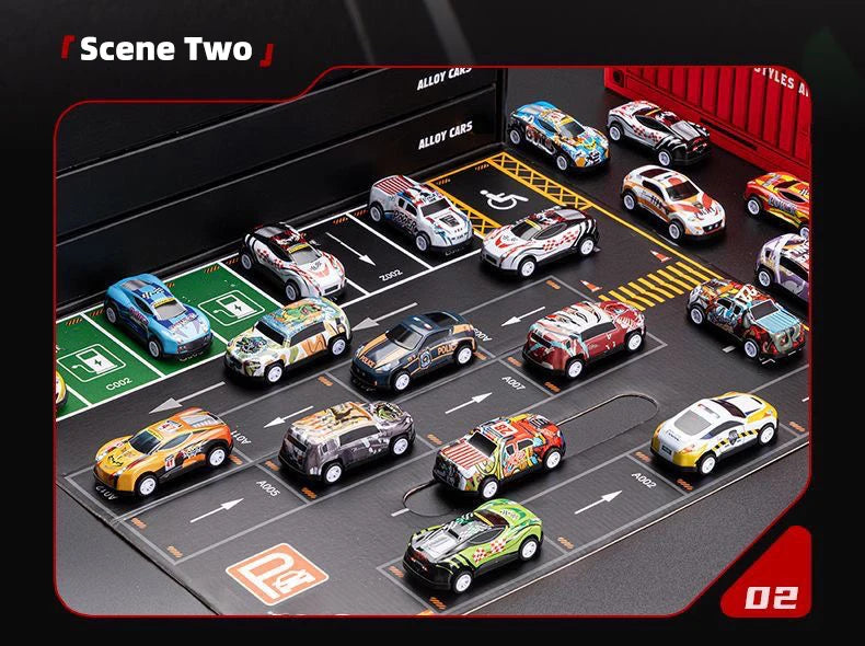 48-Piece Alloy Car Gift Set