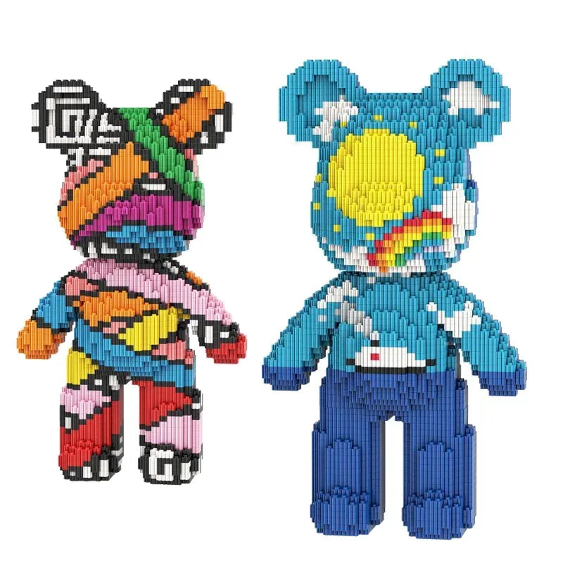 3D Kawaii Bear Micro Diamond Building Block Toy