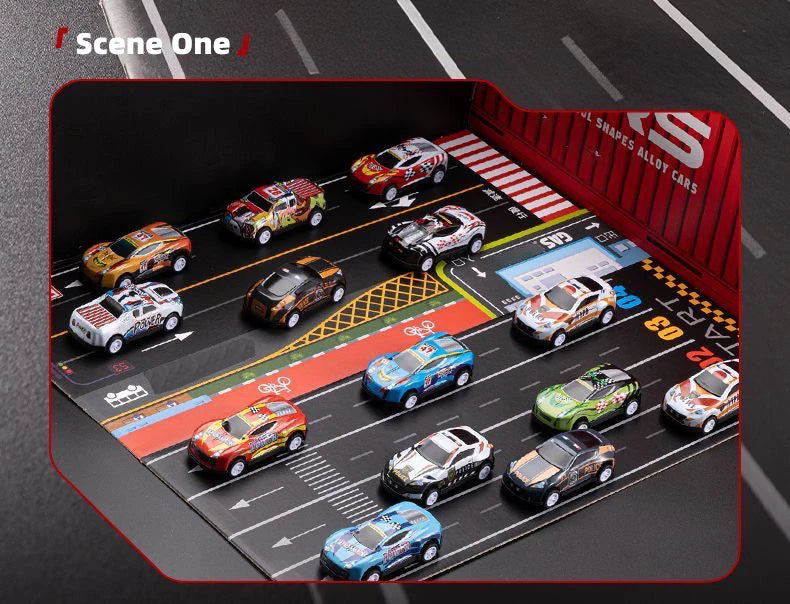 48-Piece Alloy Car Gift Set
