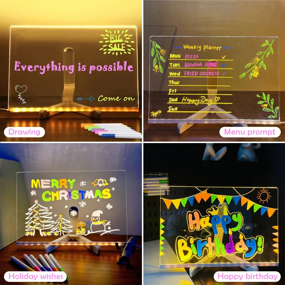 Comfora Tinova™ LED Message & Drawing Board