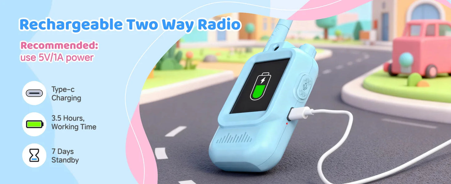 Kids Smart Video Walkie Talkie Camera