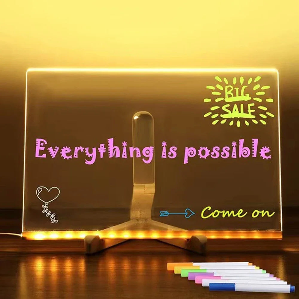 Comfora Tinova™ LED Message & Drawing Board