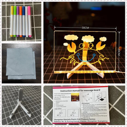Comfora Tinova™ LED Message & Drawing Board