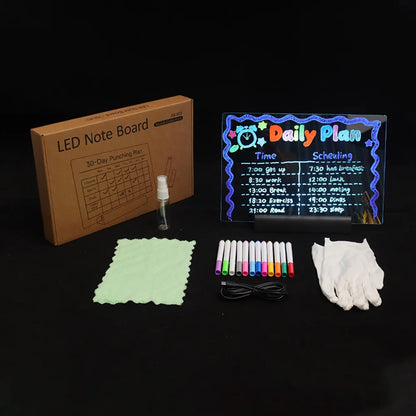 Comfora Tinova™ LED Message & Drawing Board