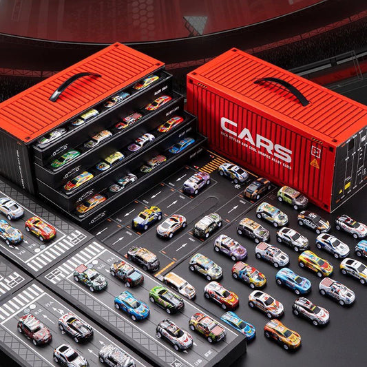 48-Piece Alloy Car Gift Set