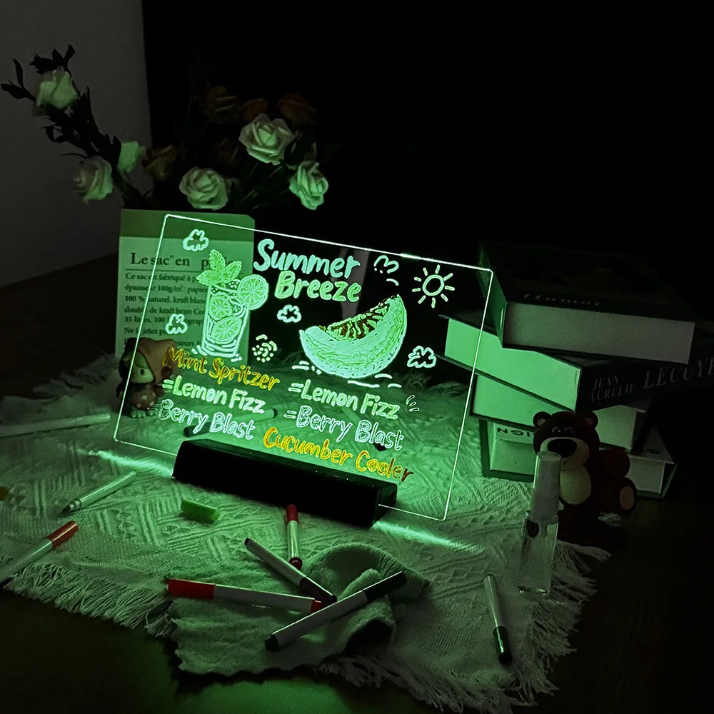Comfora Tinova™ LED Message & Drawing Board