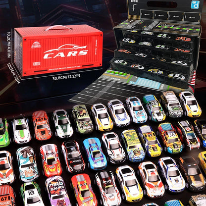 48-Piece Alloy Car Gift Set