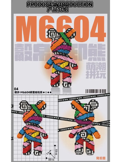 3D Kawaii Bear Micro Diamond Building Block Toy