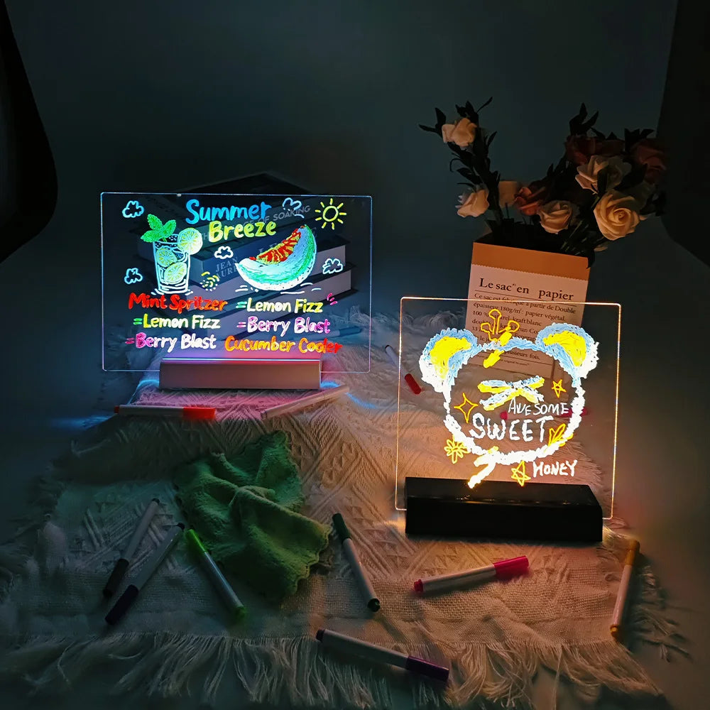Comfora Tinova™ LED Message & Drawing Board