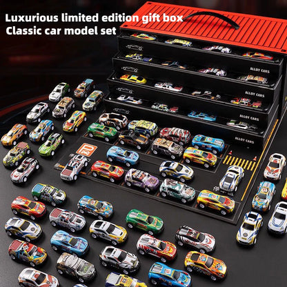 48-Piece Alloy Car Gift Set